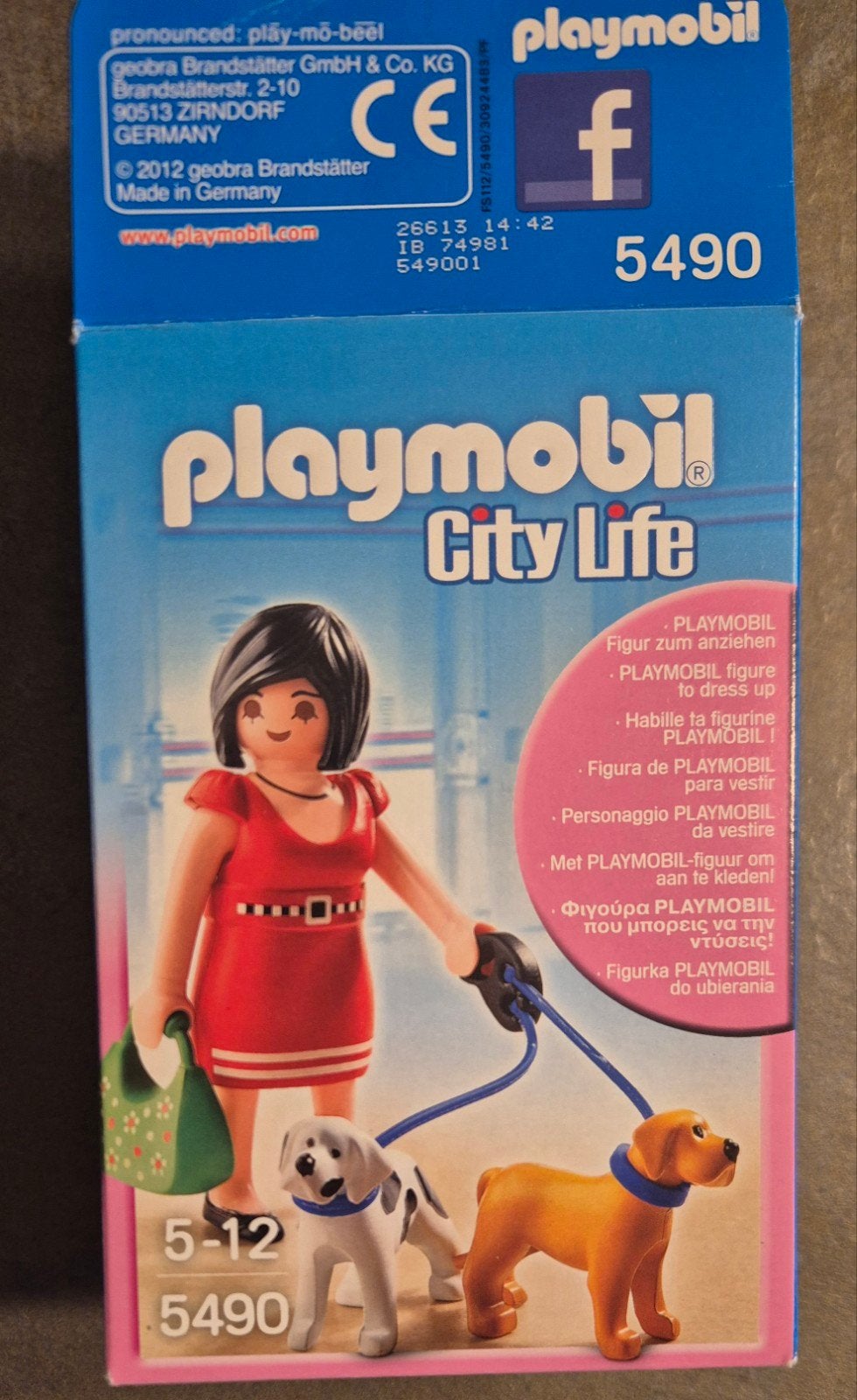 Playmobil City Life 5490 Vrouw met honden en accessoires, Complete set, Ophalen of Verzenden, Zo goed als nieuw, City life