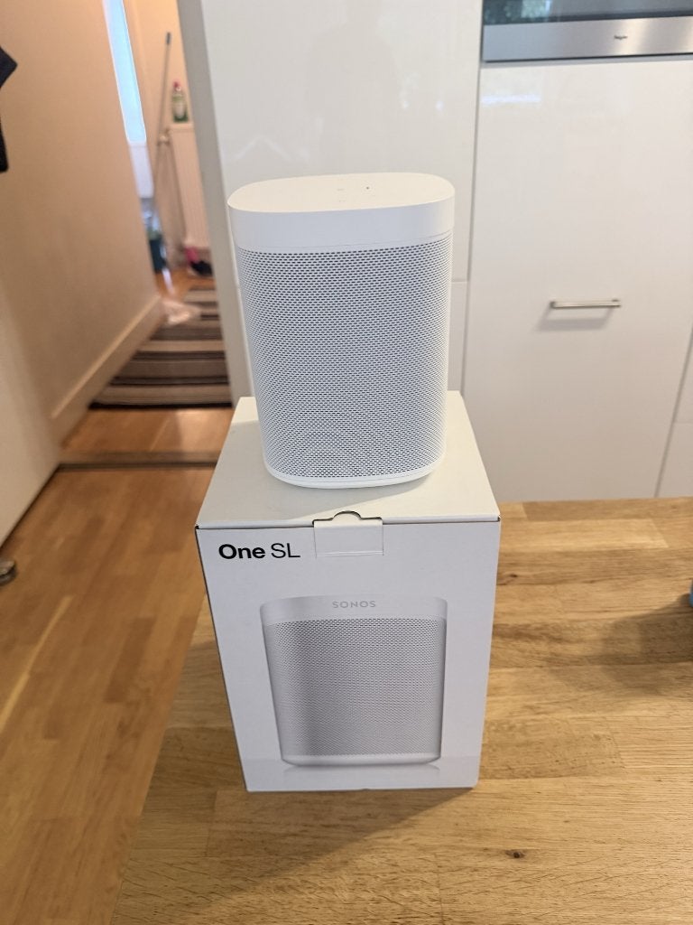 Sonos One SL Wit (Gen 2), Audio, Tv en Foto, Ophalen, Zo goed als nieuw, Sonos, Minder dan 60 watt
