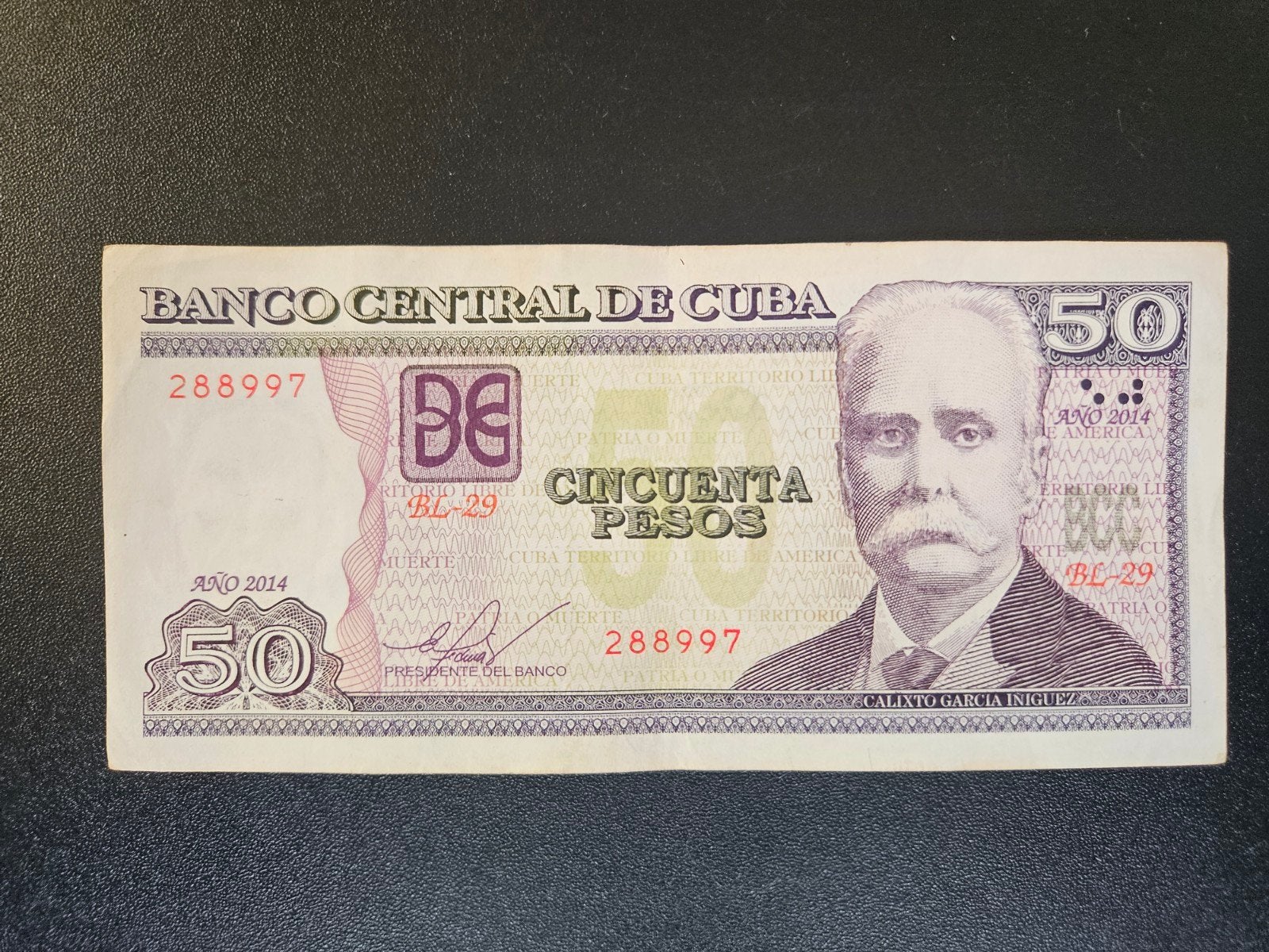 Cuba pick 123i 2014 zf, Postzegels en Munten, Bankbiljetten | Amerika, Ophalen of Verzenden, Midden-Amerika, Los biljet