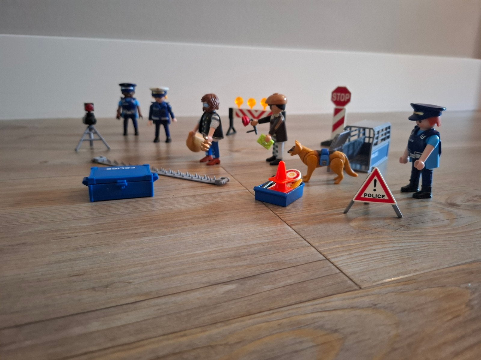 Playmobil Politie Set met Figuren en Accessoires, Kinderen en Baby's, Speelgoed | Playmobil, Gebruikt, Losse onderdelen, Ophalen of Verzenden