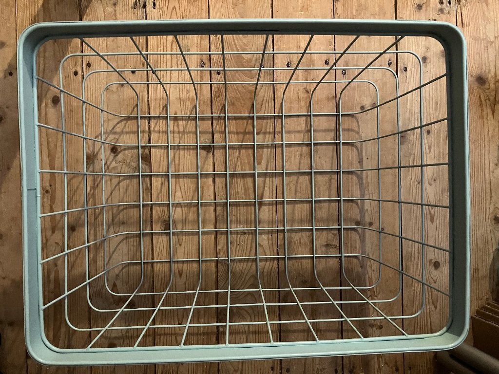 Metalen mand mint, Gebruikt, Mand, Ophalen of Verzenden, Metaal