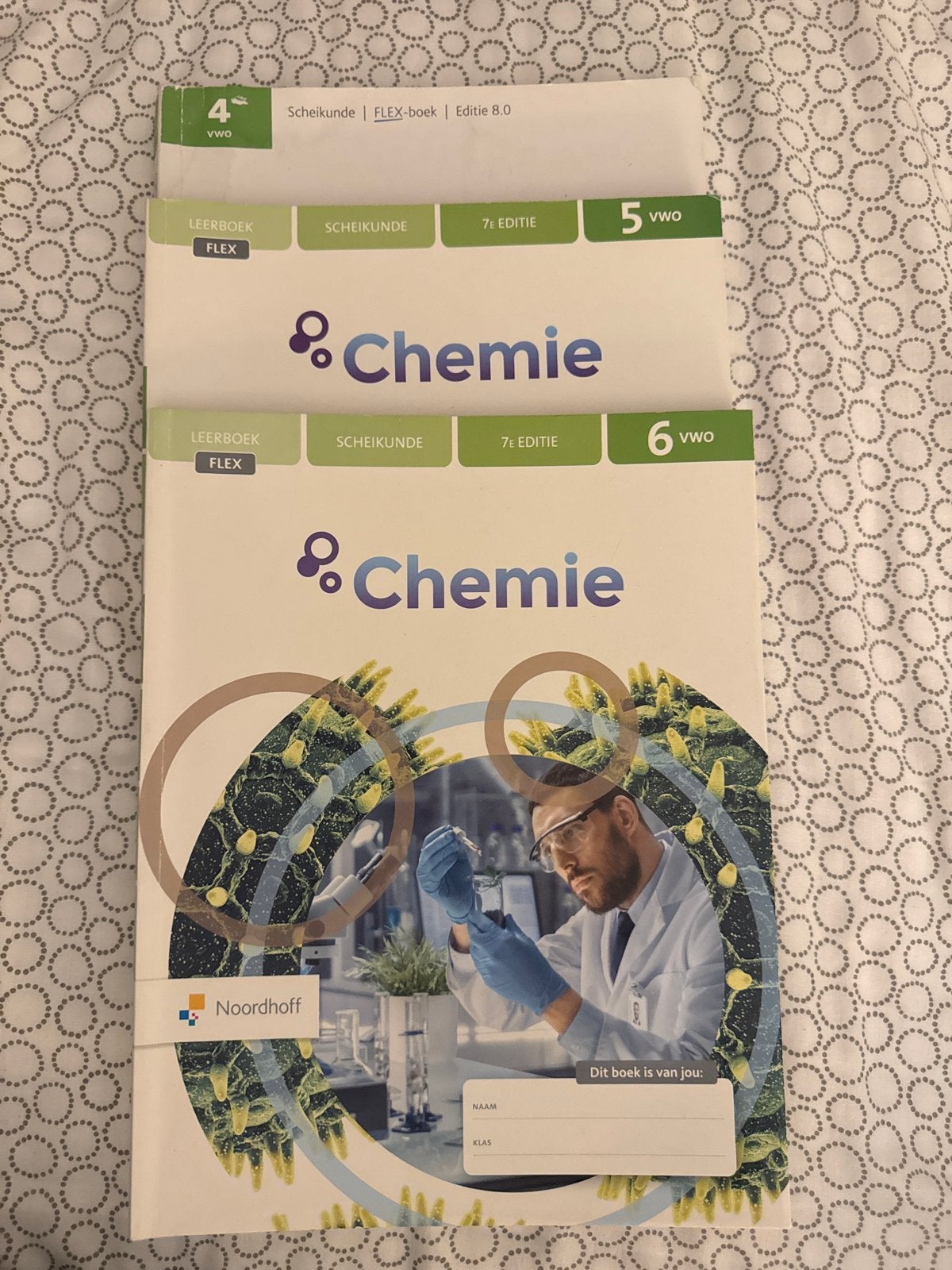Noordhoff Chemie FLEX-boek 4, 5 en 6 VWO 7e/8e editie, Ophalen of Verzenden, Gelezen, VWO, Scheikunde