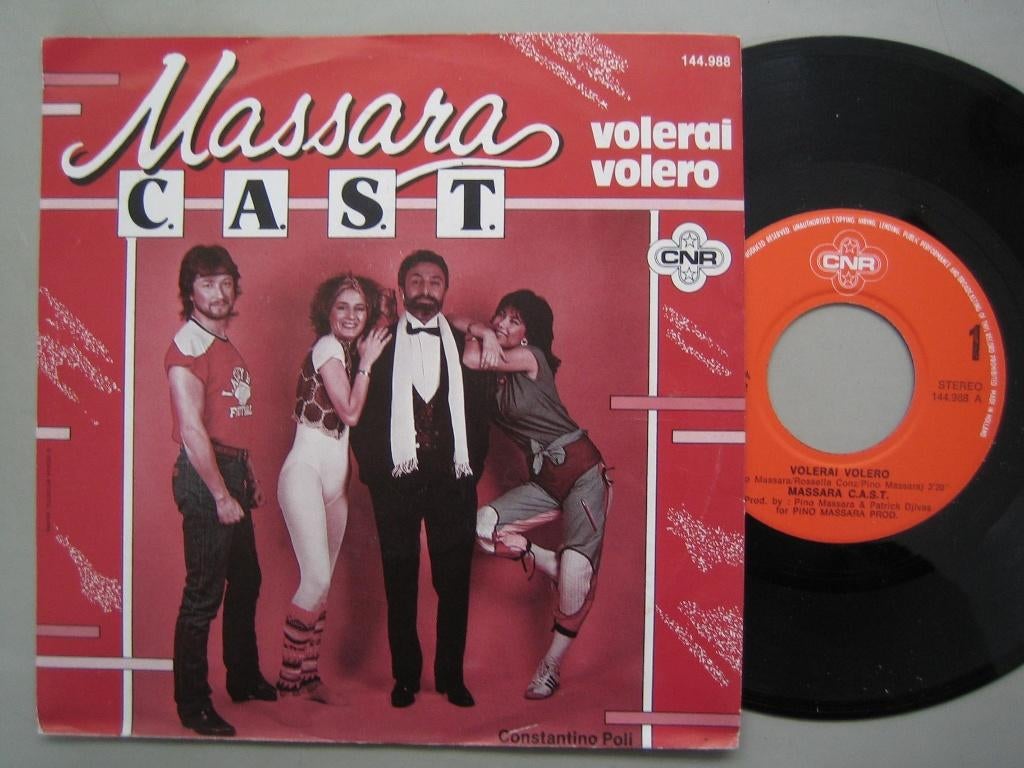 Massara-  Volerai volera ( Disco 1982 )_, Gebruikt, 7 inch, Single, Ophalen of Verzenden