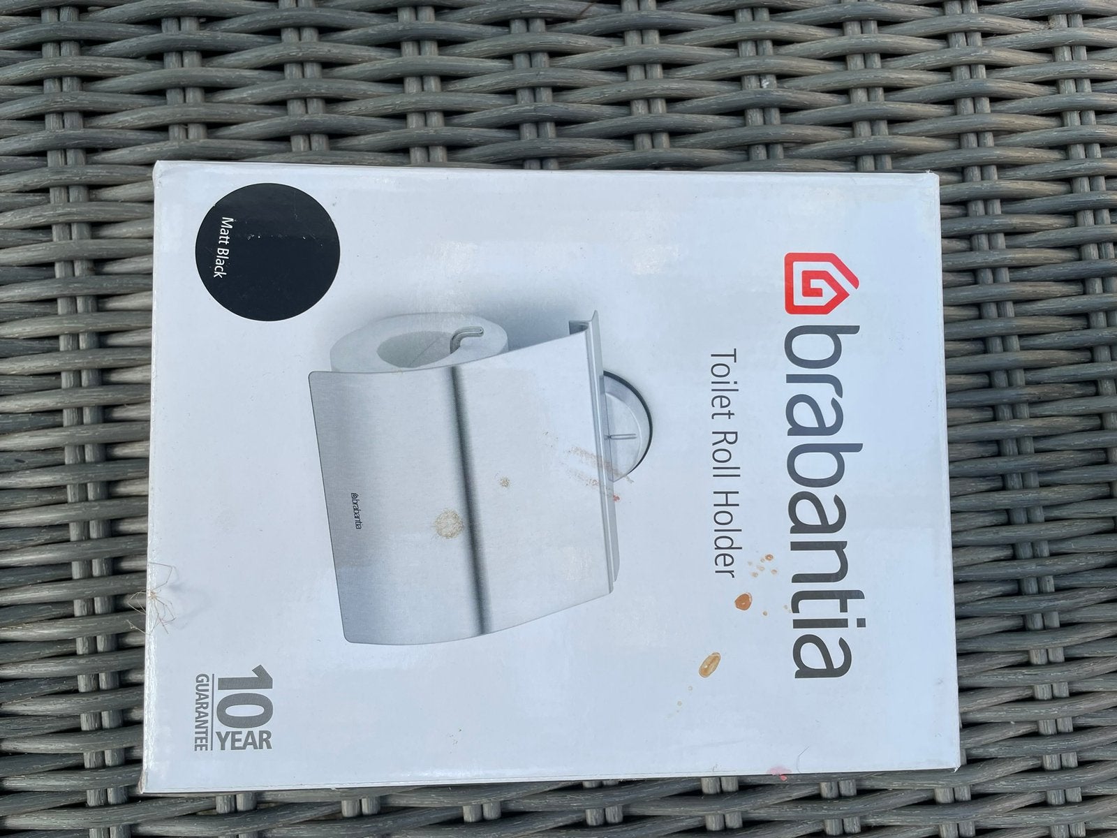 Toiletrolhouder ‘Brabantia’ in doos, Ophalen of Verzenden, Zo goed als nieuw, Zwart, Overige typen