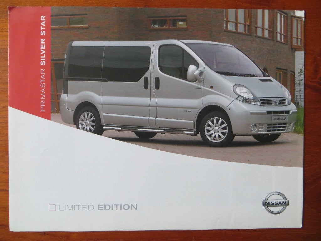 Nissan Primastar Silver Star Limited Edition (juli 2004), Boeken, Auto's | Folders en Tijdschriften, Ophalen of Verzenden, Nieuw