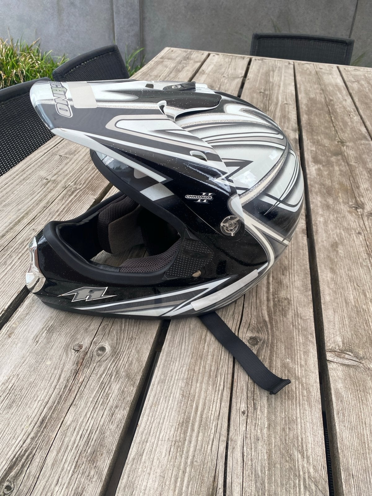 Motorhelm cross maat L 59 cm - Zeer nette staat, Overige merken, Ophalen of Verzenden, L, Tweedehands