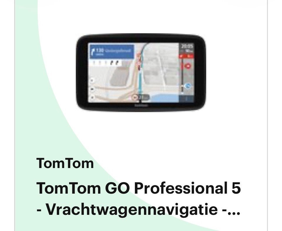 TomTom GO Professional 5 - Vrachtwagennavigatie, Ophalen of Verzenden, Zo goed als nieuw