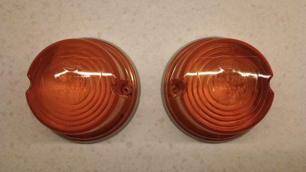 2x Knipperlicht Hella vierkant of rond tractor shovel truck, Ophalen of Verzenden, Nieuw