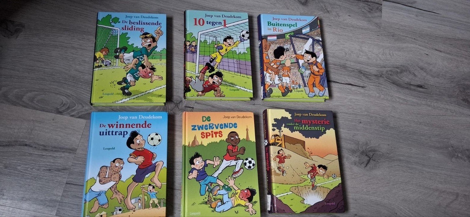Joep van Deudekom voetbalboeken - 6-delige set, Ophalen of Verzenden, Zo goed als nieuw, Joep van Deudekom, Fictie algemeen
