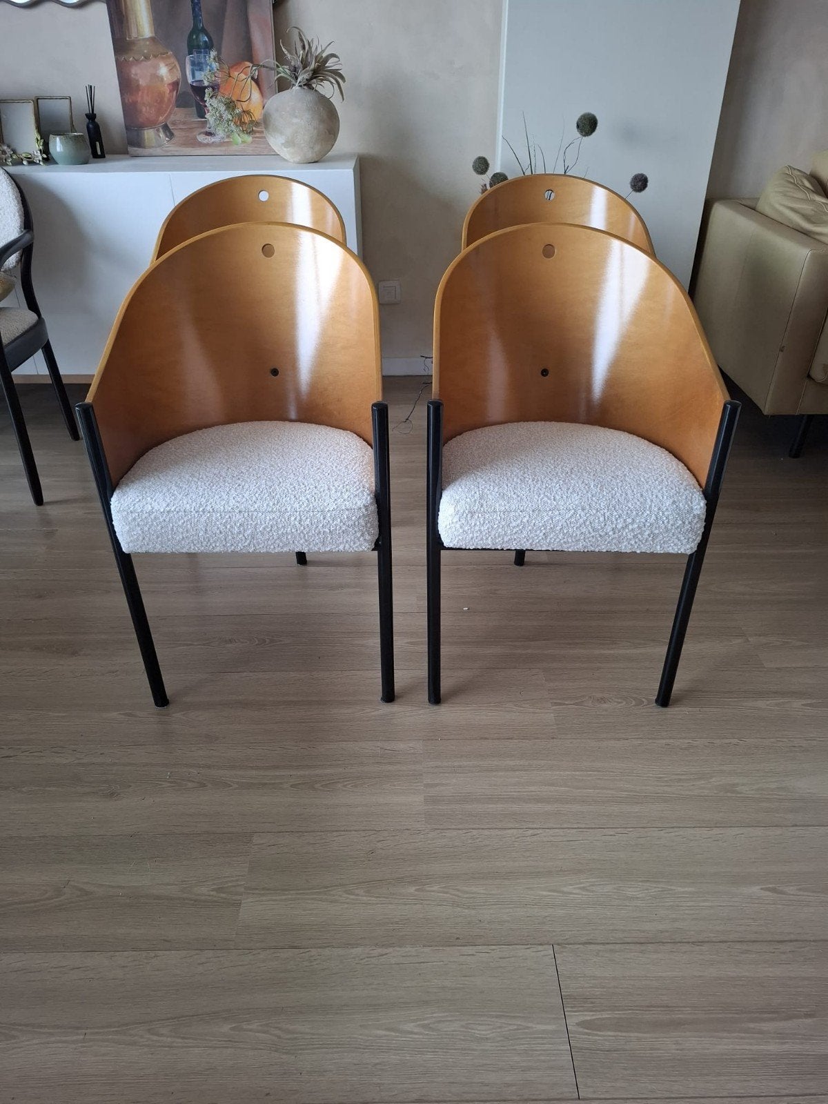 prachtige vintage stoelen van Costes Philippe Starck design, Huis en Inrichting, Stoelen, Ophalen, Zo goed als nieuw