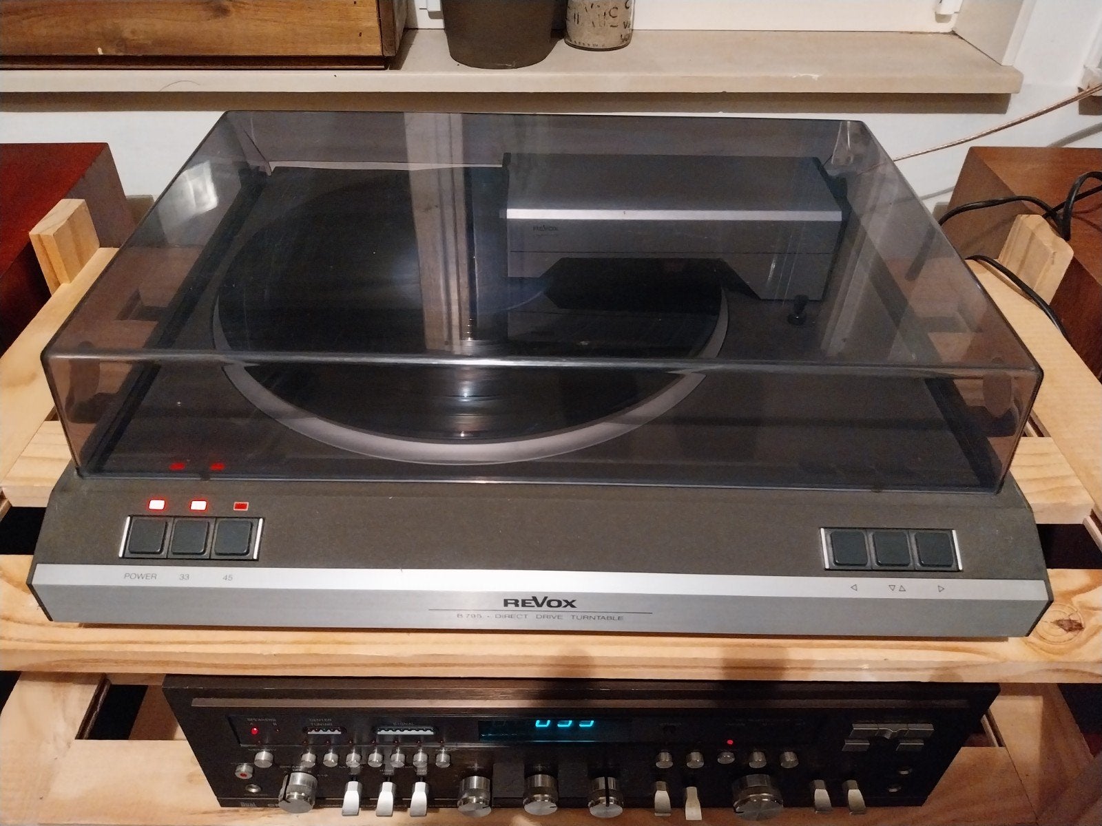 REVOX B795, Ophalen of Verzenden, Zo goed als nieuw, Platenspeler, Overige merken