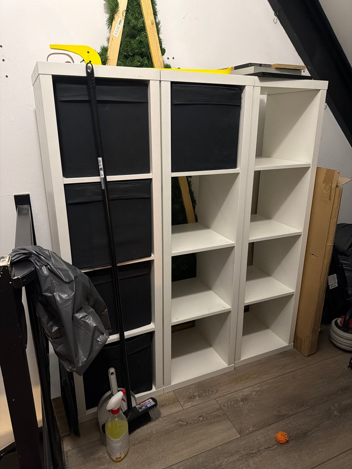 3 kallax kasten wit, Ophalen, Gebruikt, 100 tot 150 cm, Minder dan 150 cm