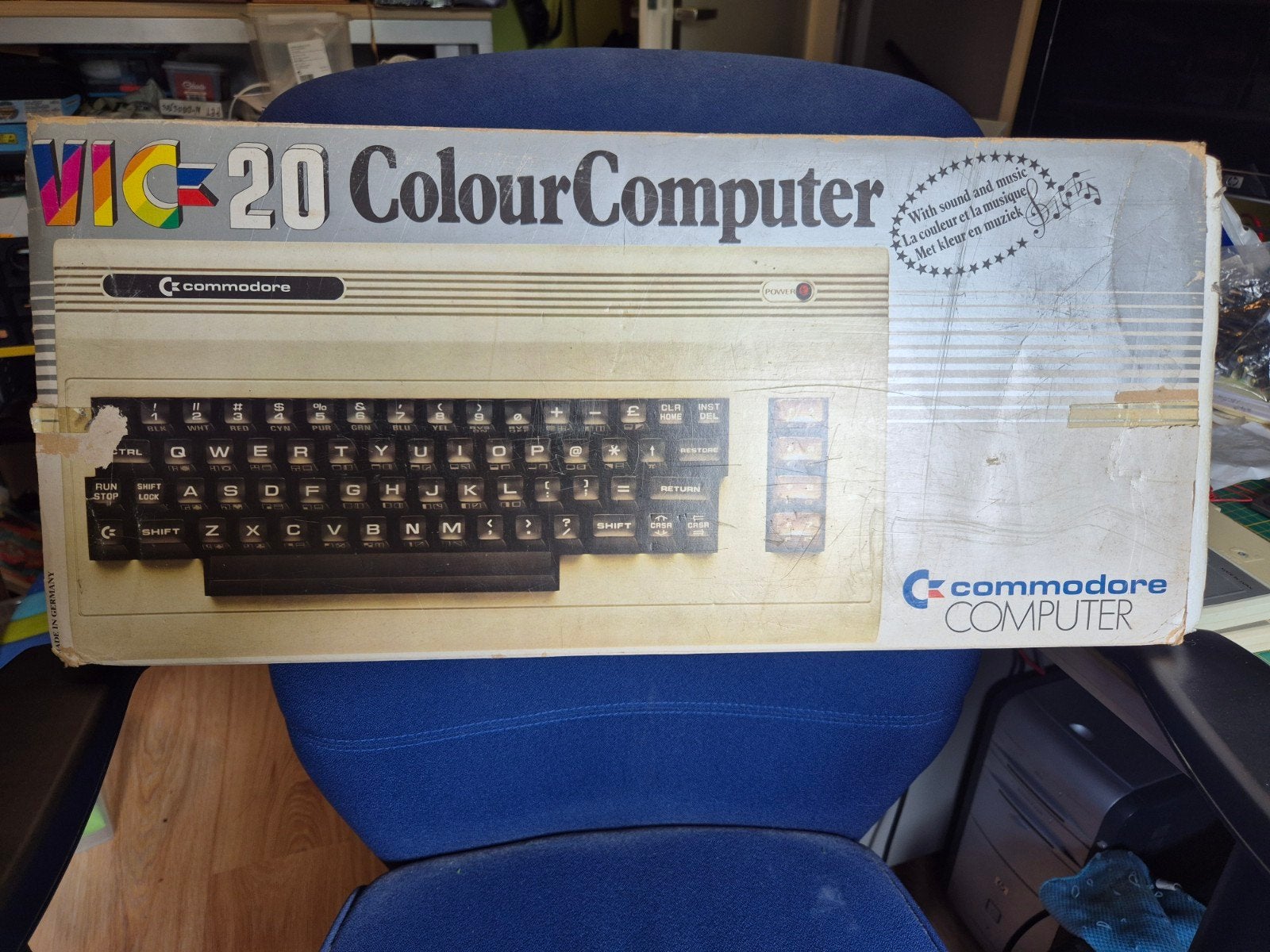 Vintage Commodore VIC-20 ColourComputer met Datasette, Computers en Software, Vintage Computers, Ophalen of Verzenden