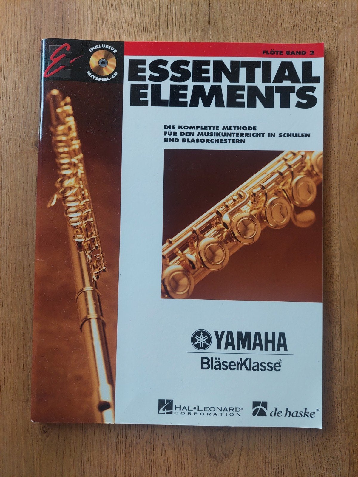 Essential Elements Dwarsfluit Boek 2 met CD, Ophalen of Verzenden, Zo goed als nieuw, Houtblazer