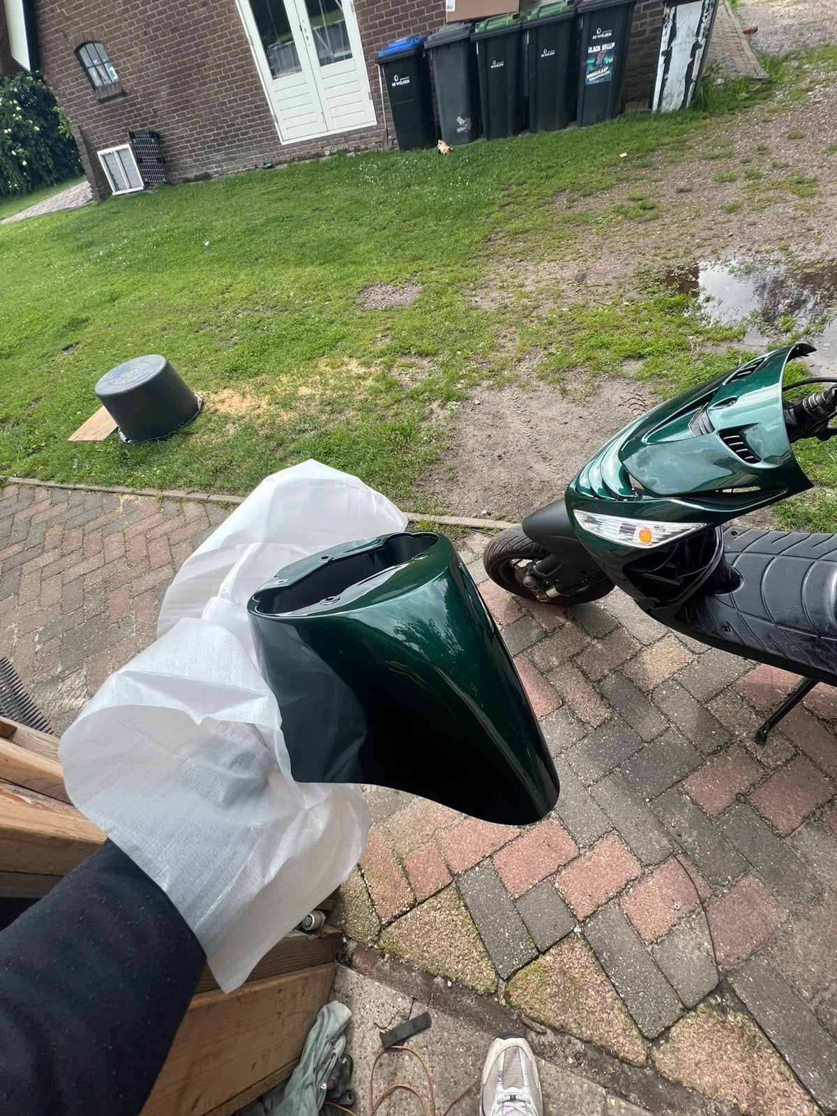 Jaguar green zip spadbord, Ophalen of Verzenden, Zo goed als nieuw