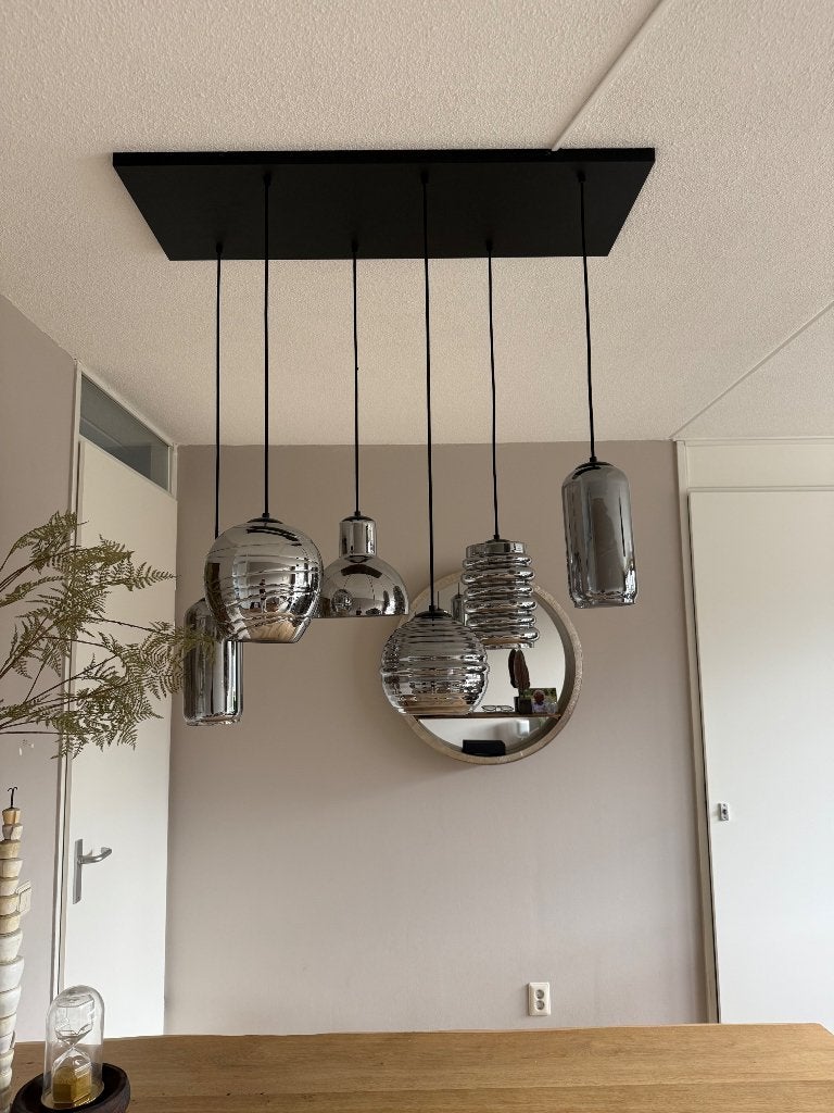 Hanglamp smoke, Ophalen, Design, E27 (groot), Zo goed als nieuw