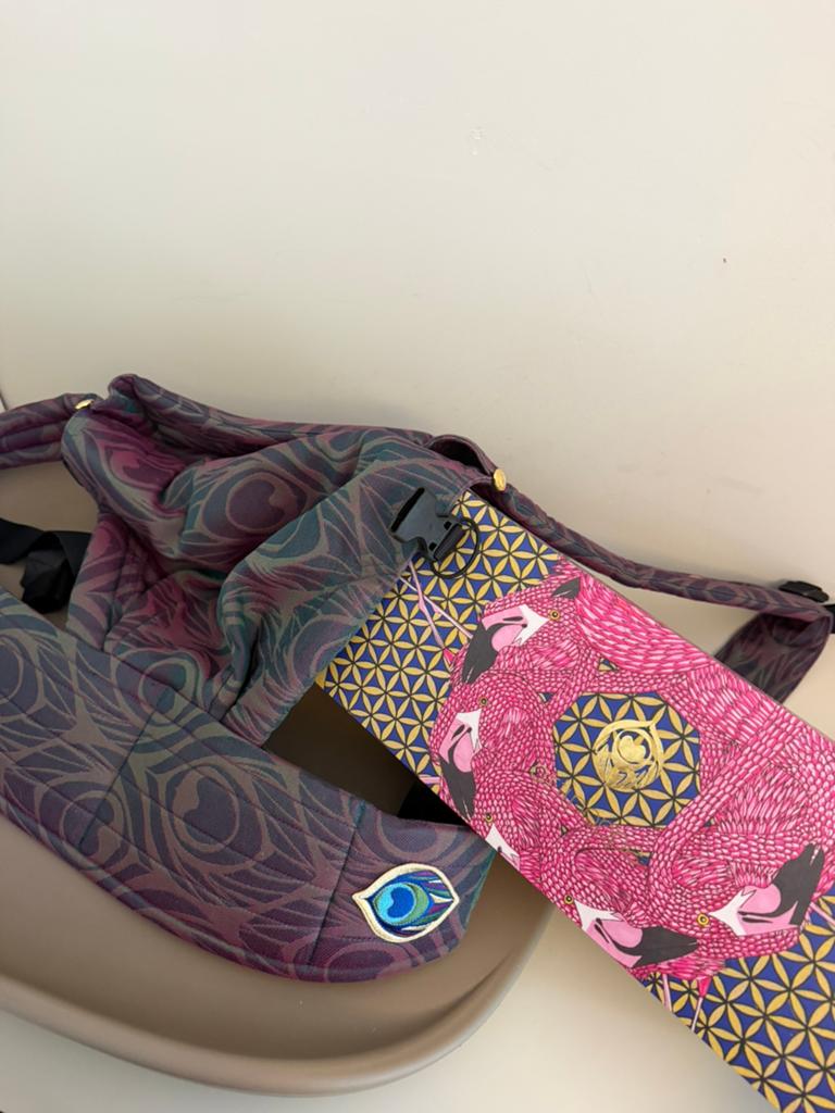 Artipoppe draagzak ZGAN ZEITGEIST ARGUS AZURE IN COTTON, Overige merken, Buik of Rug, Ophalen of Verzenden, Zo goed als nieuw
