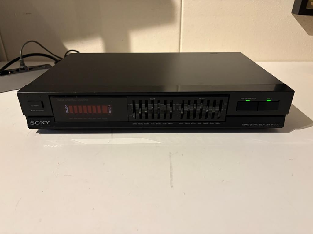 Sony SEQ-310 Grafische Equalizer - Vintage Audio, Ophalen of Verzenden, Sony, Minder dan 60 watt, Gebruikt