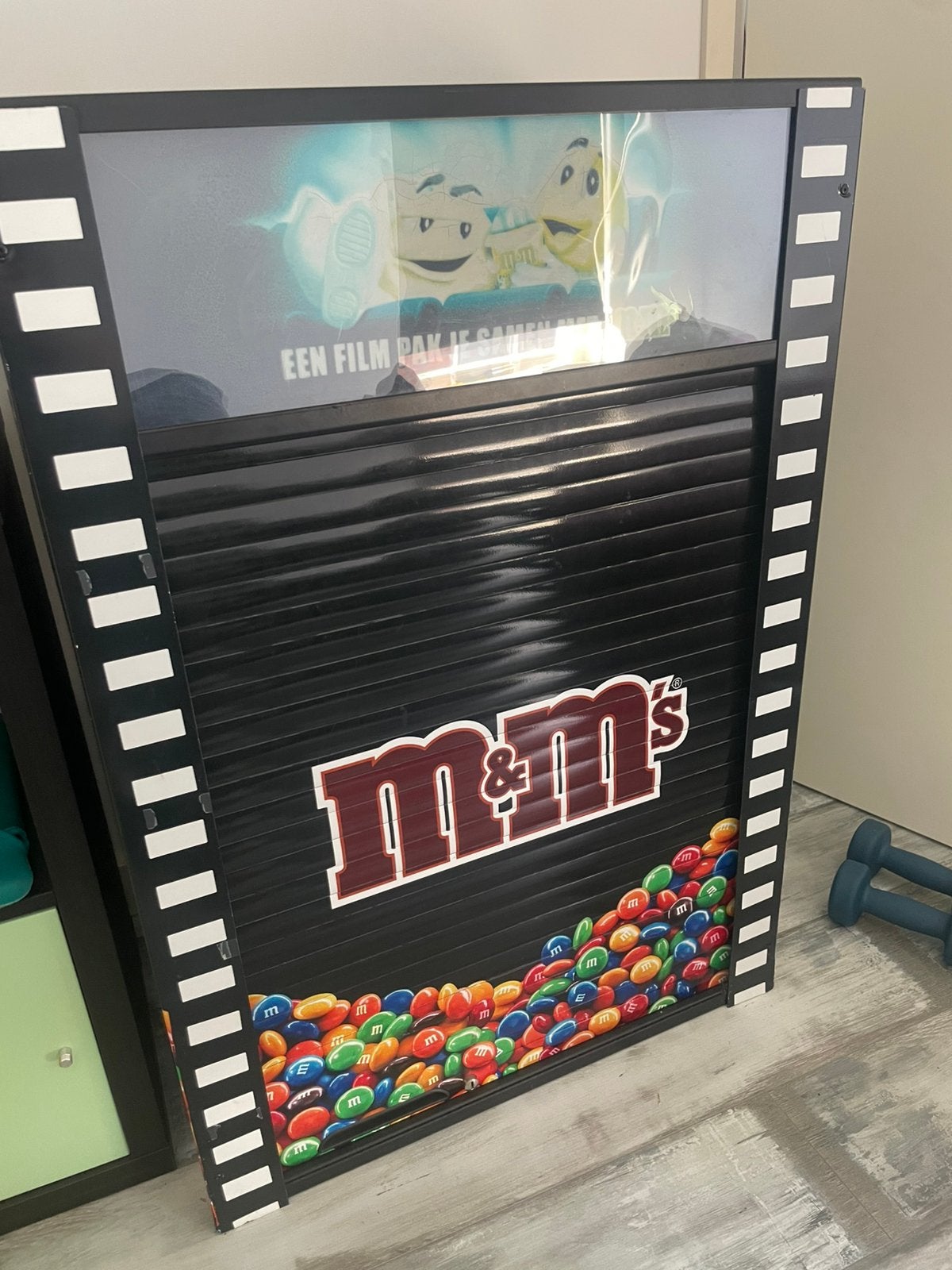 M&m snoep bioscoop kast, Ophalen, Gebruikt
