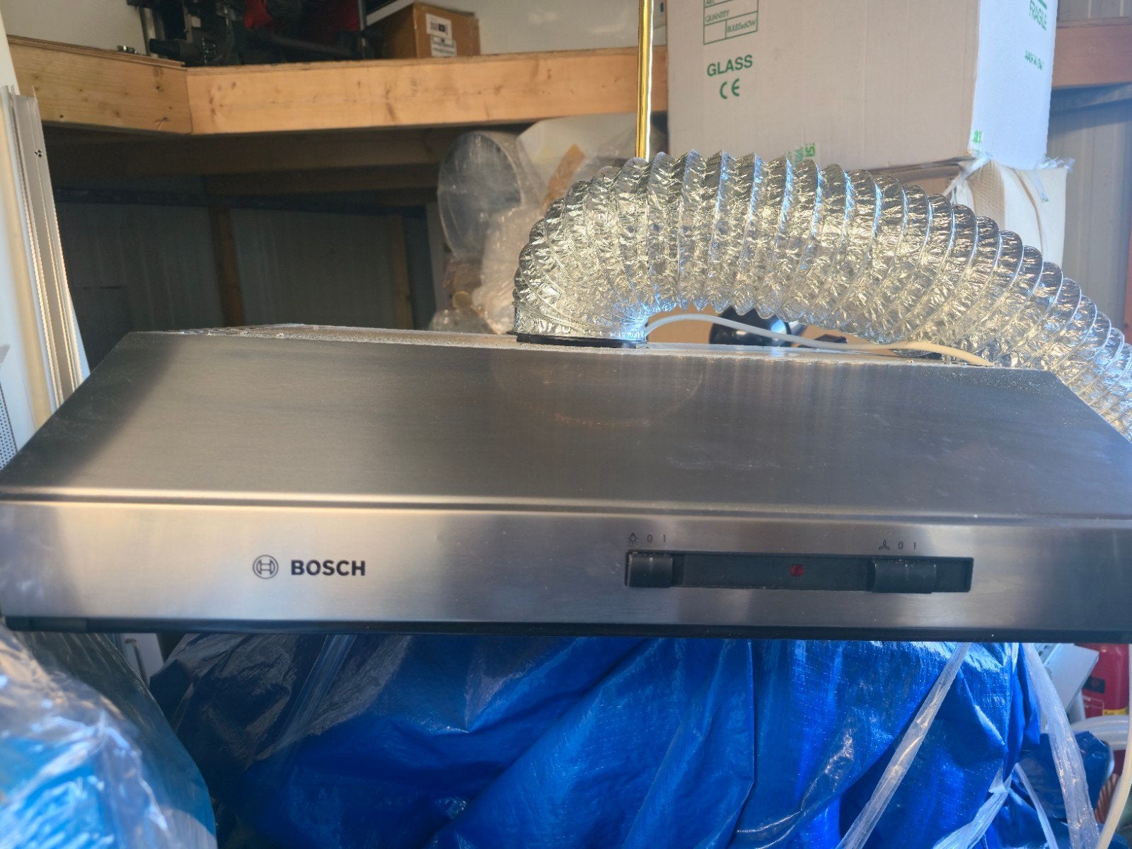 Bosch Onderbouw Afzuigkap - RVS nieuw, Witgoed en Apparatuur, Ophalen, Gebruikt, Onderbouw afzuigkap, Inbouw