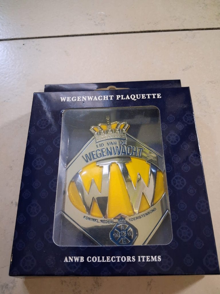 Wegenwacht schildje, bv voor op oldtimer, Verzenden, Nieuw