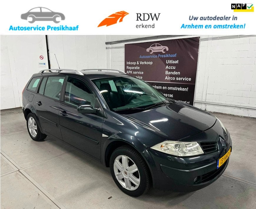 Renault Mégane Grand Tour 1.6-16V Business Line, Metallic lak, Gebruikt, 4 cilinders, Euro 4