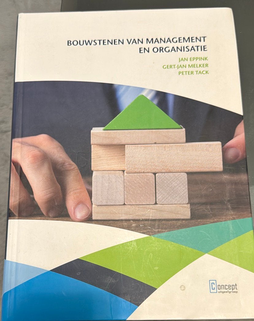 Peter Tack - Bouwstenen van management en organisatie, Nieuw, Ophalen of Verzenden, Sociale wetenschap, Peter Tack; Gert-Jan Melker; Jan Eppink