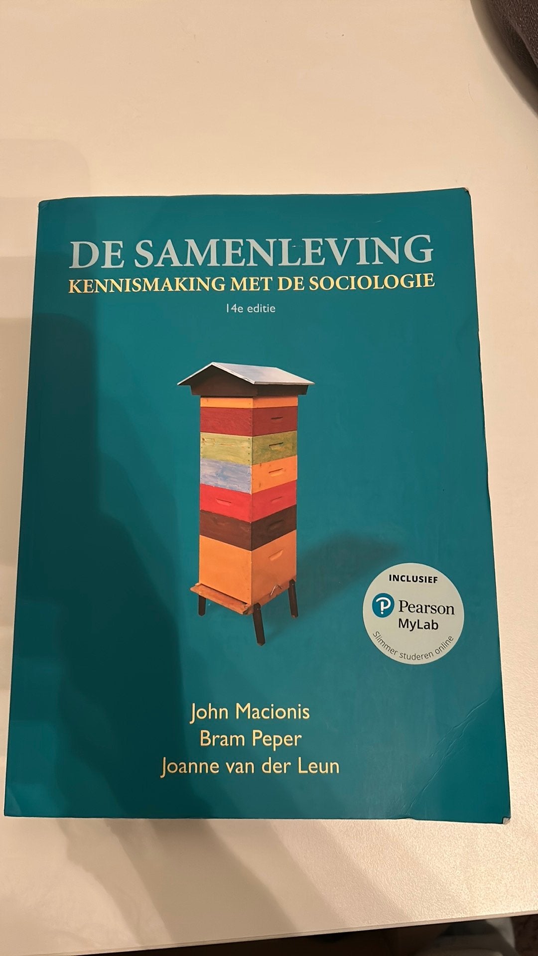 De samenleving kennismaking met de sociologie - 14e editie, Boeken, Joanne van der Leur; John Macionis; Bram Peper, Ophalen of Verzenden