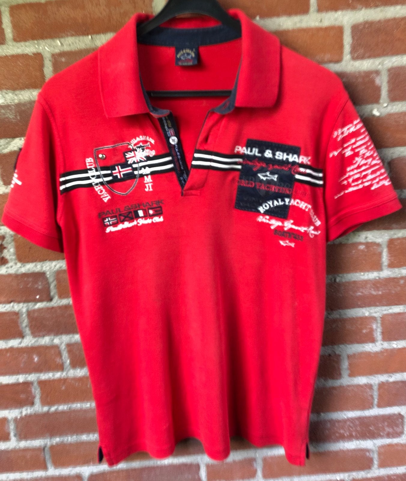 Paul & Shark Yachting Polo Shirt Maat M Rood, Ophalen of Verzenden, Gedragen, Maat 48/50 (M), Rood