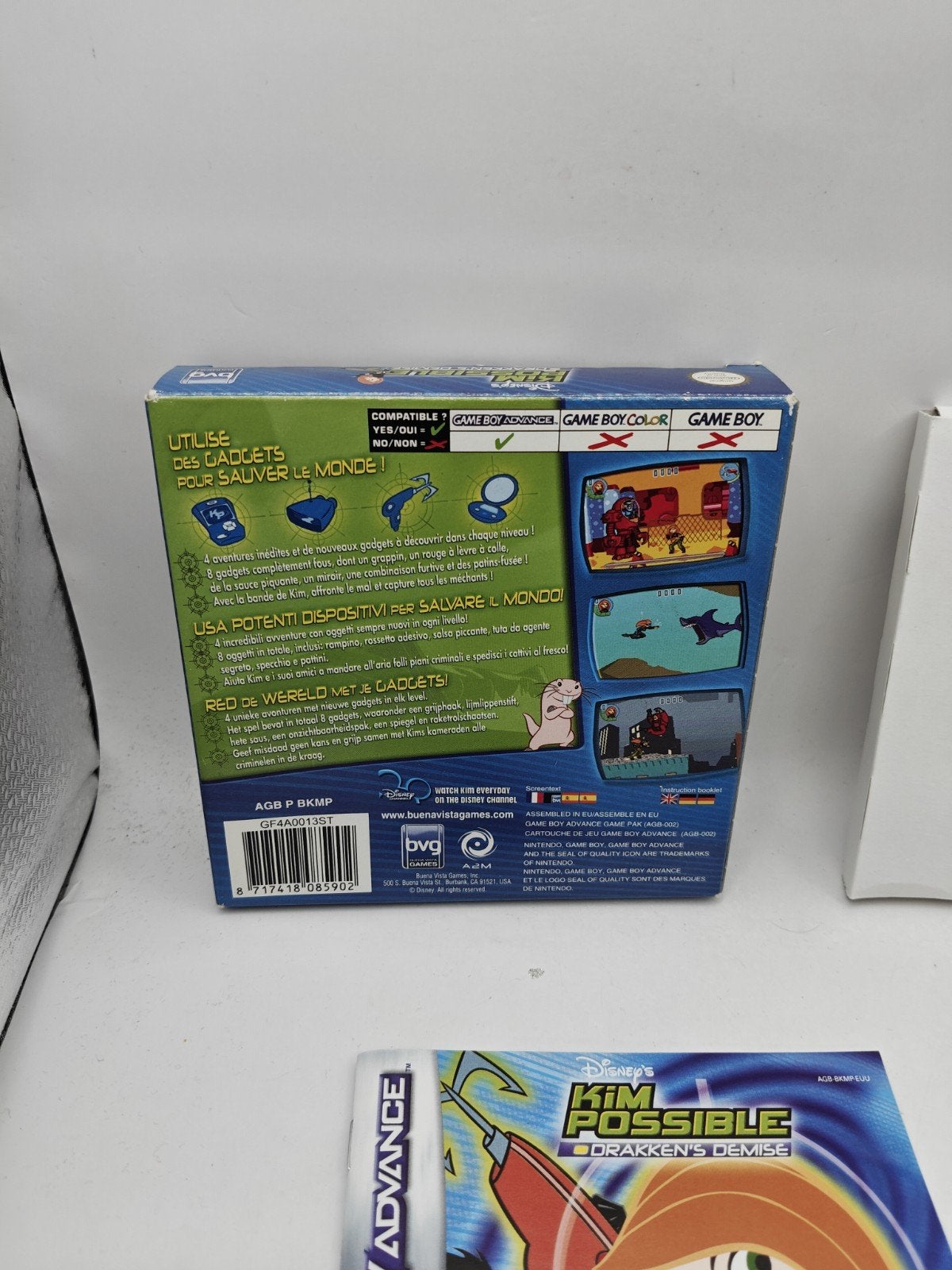 Kim Possible 2: Drakken's Demise - Gameboy Advance CIB, Nintendo of Europe GmbH, Goldsteinstr. 235, 60528 Frankfurt am Main, Germany