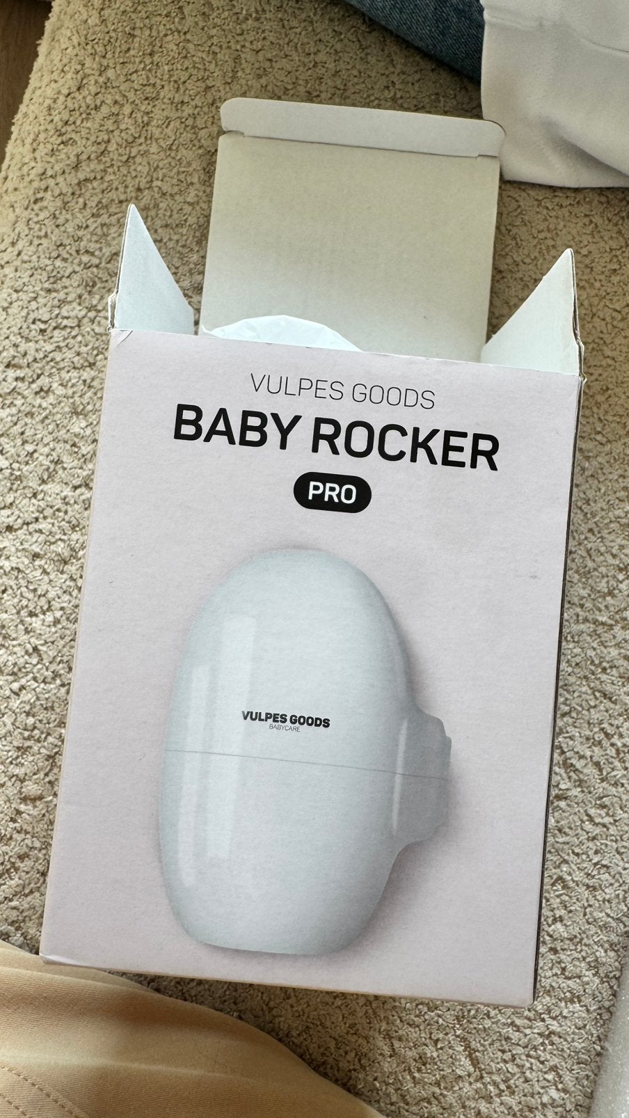 Baby rocker pro vulpes goods, Kinderen en Baby's, Ophalen of Verzenden, Nieuw