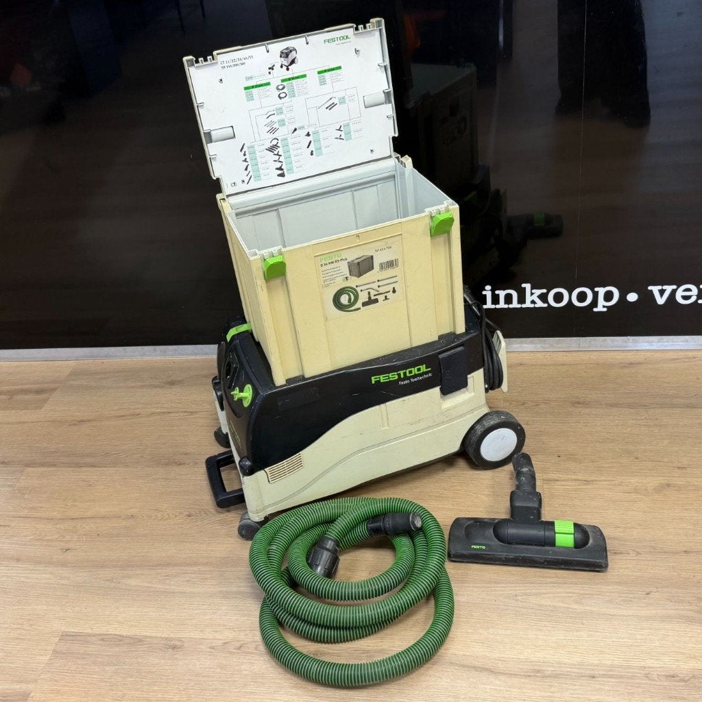 Festool CT 11 E Bouwstofzuiger 1200W |, Doe-het-zelf en Verbouw, Ophalen, Dordrecht@usedproducts.nl, Toulonselaan 72, Overige typen