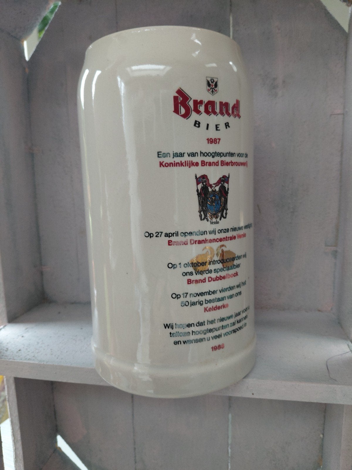 Brand Bier Pul 1987 - Jubileumeditie, Ophalen of Verzenden, Gebruikt, Pul(len), Brand