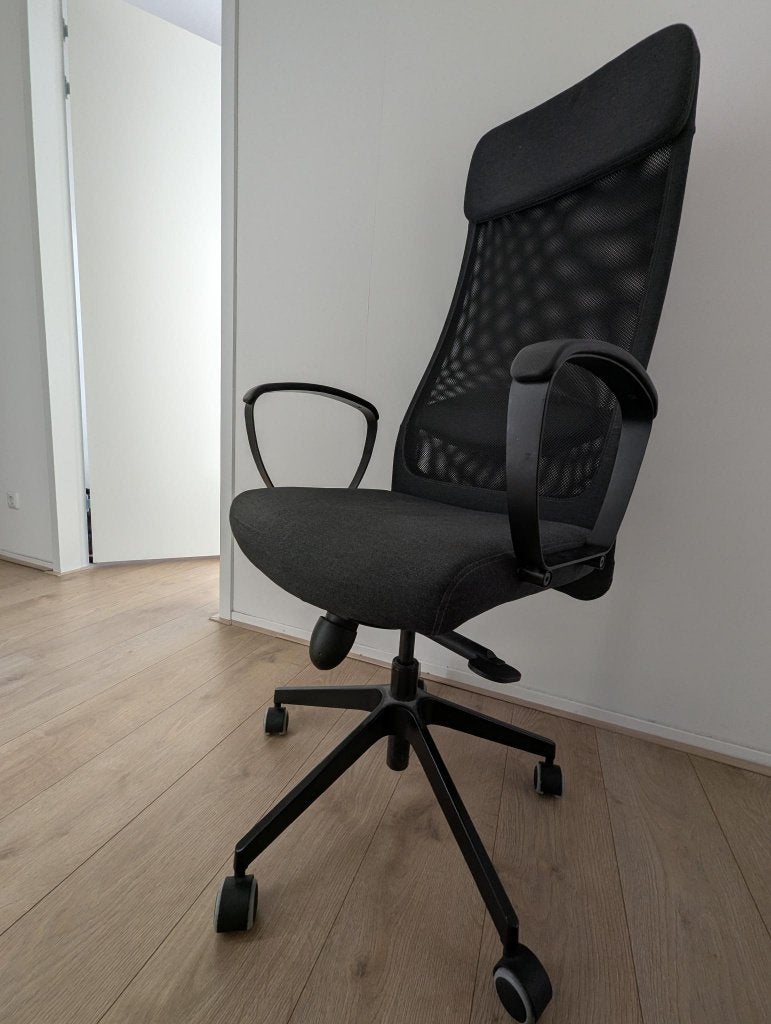 Bureaustoel, Ophalen, Zwart, Zo goed als nieuw, Bureaustoel
