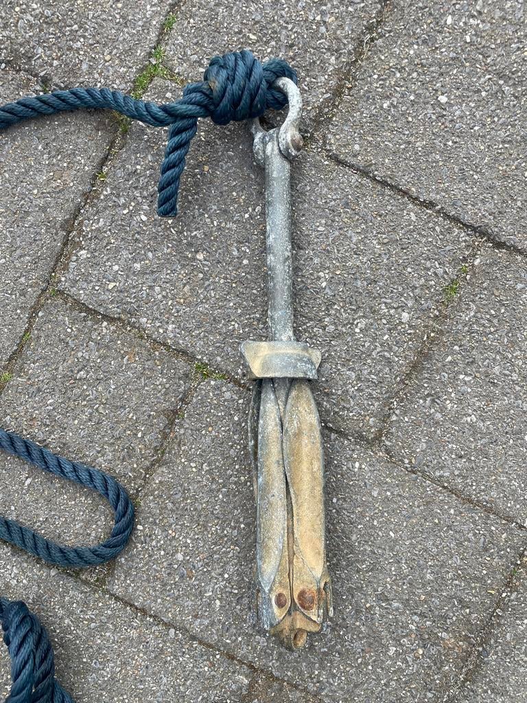 Opvouwbaar anker met lijn, Ophalen of Verzenden, Gebruikt, Overige typen