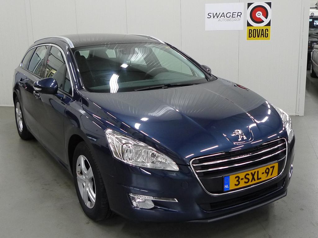 Peugeot 508 1.6 THP 156pk Active (Dealer onderhouden), Voorwielaandrijving, Stof, Gebruikt, Blauw