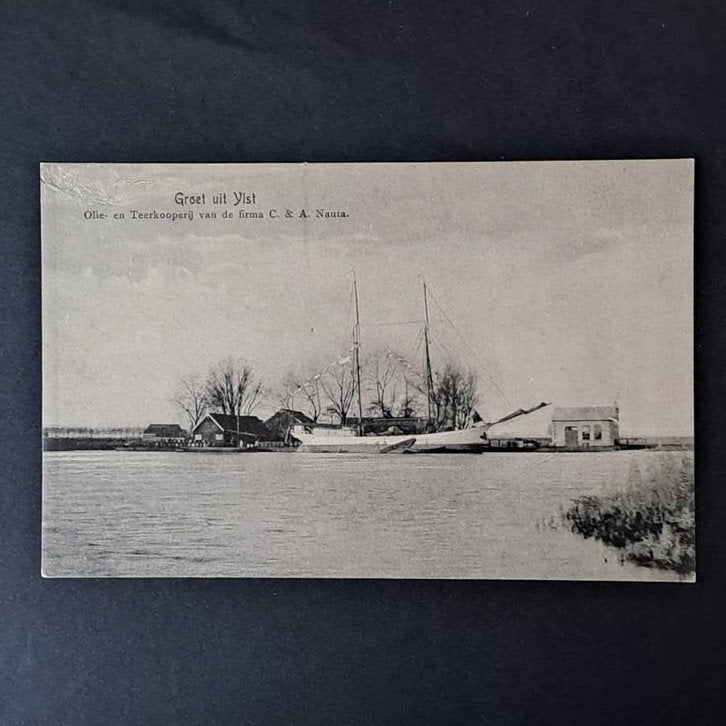 IJlst Friesland Olie en Teerkooperij van Firma Nauta TOPPER, Ophalen of Verzenden, Voor 1920, Ongelopen, Friesland