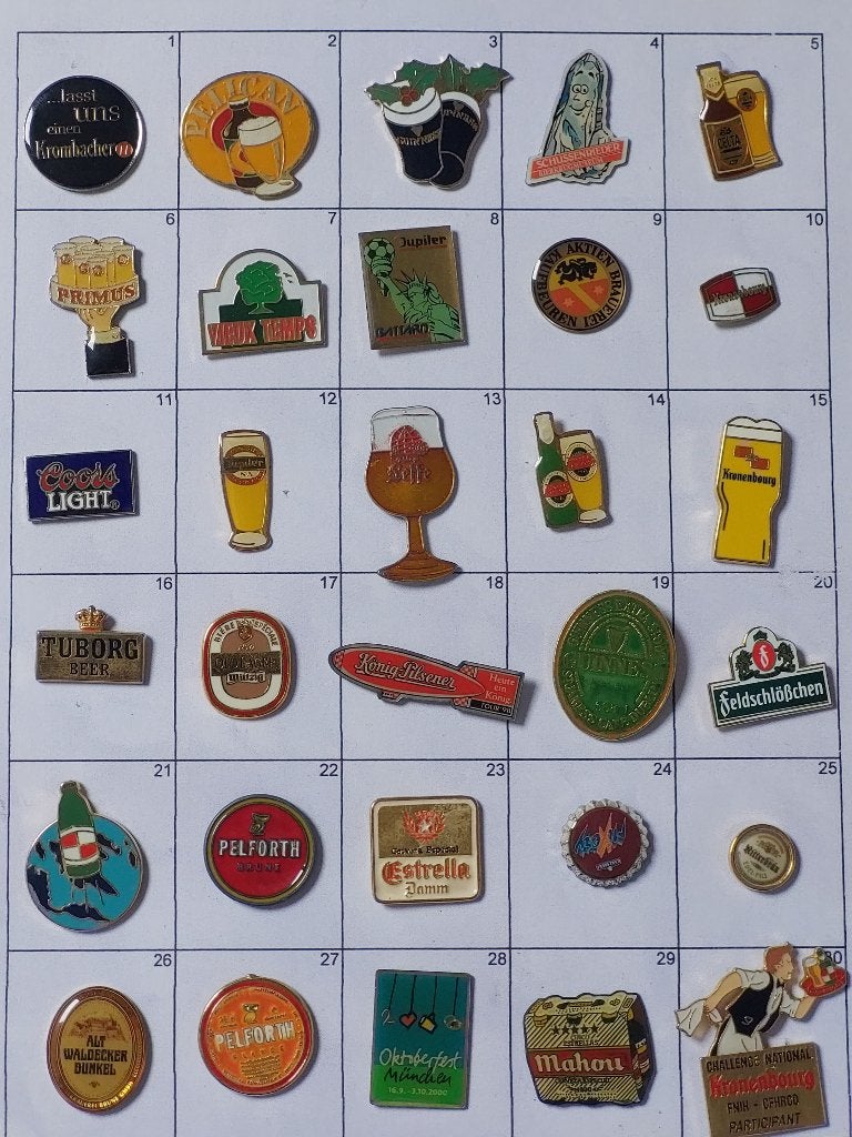 Lot pins BIER 4, Ophalen, Gebruikt, Overige onderwerpen