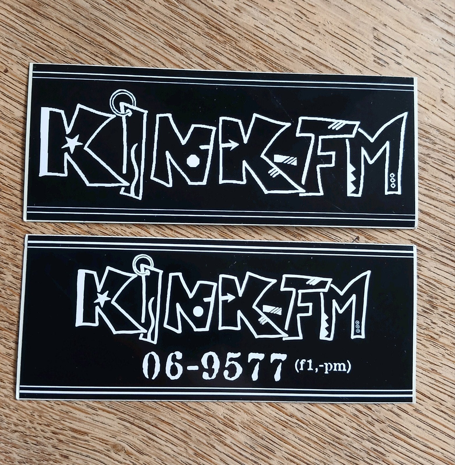 Stickers KINK FM, Ophalen of Verzenden, Zo goed als nieuw