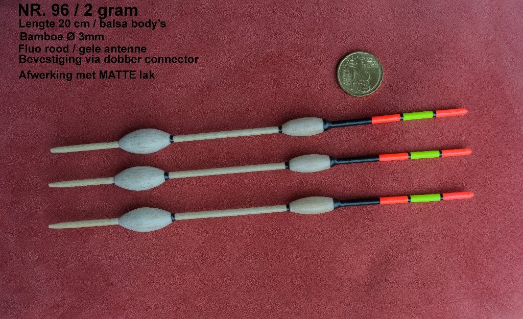 KARPERDOBBER HANDBUILT NR. 96 / 2 gram, Ophalen of Verzenden, Nieuw, Dobber of Lood