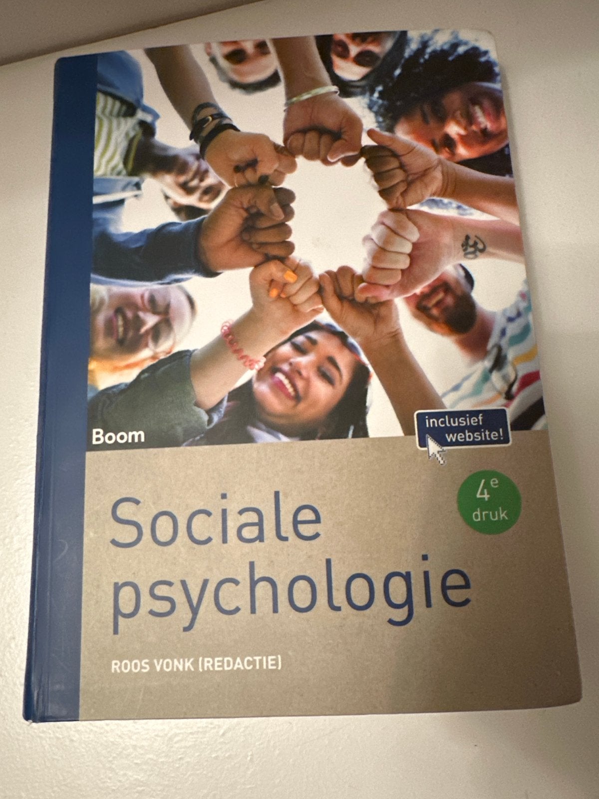 Sociale Psychologie - Roos Vonk (4e druk), Boeken, Ophalen of Verzenden, Zo goed als nieuw, Sociale psychologie