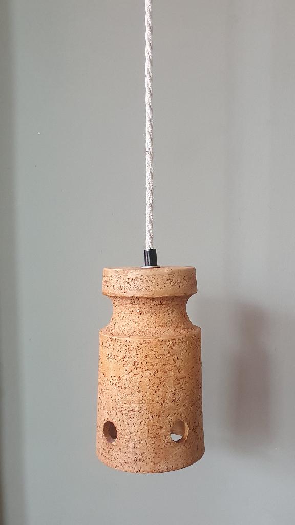 Vintage Herda Fat Lava Keramieke Hanglamp, Overige materialen, Ophalen of Verzenden, Zo goed als nieuw, Vintage, retro, design, Fat Lava, 70s, 80s, 60s
