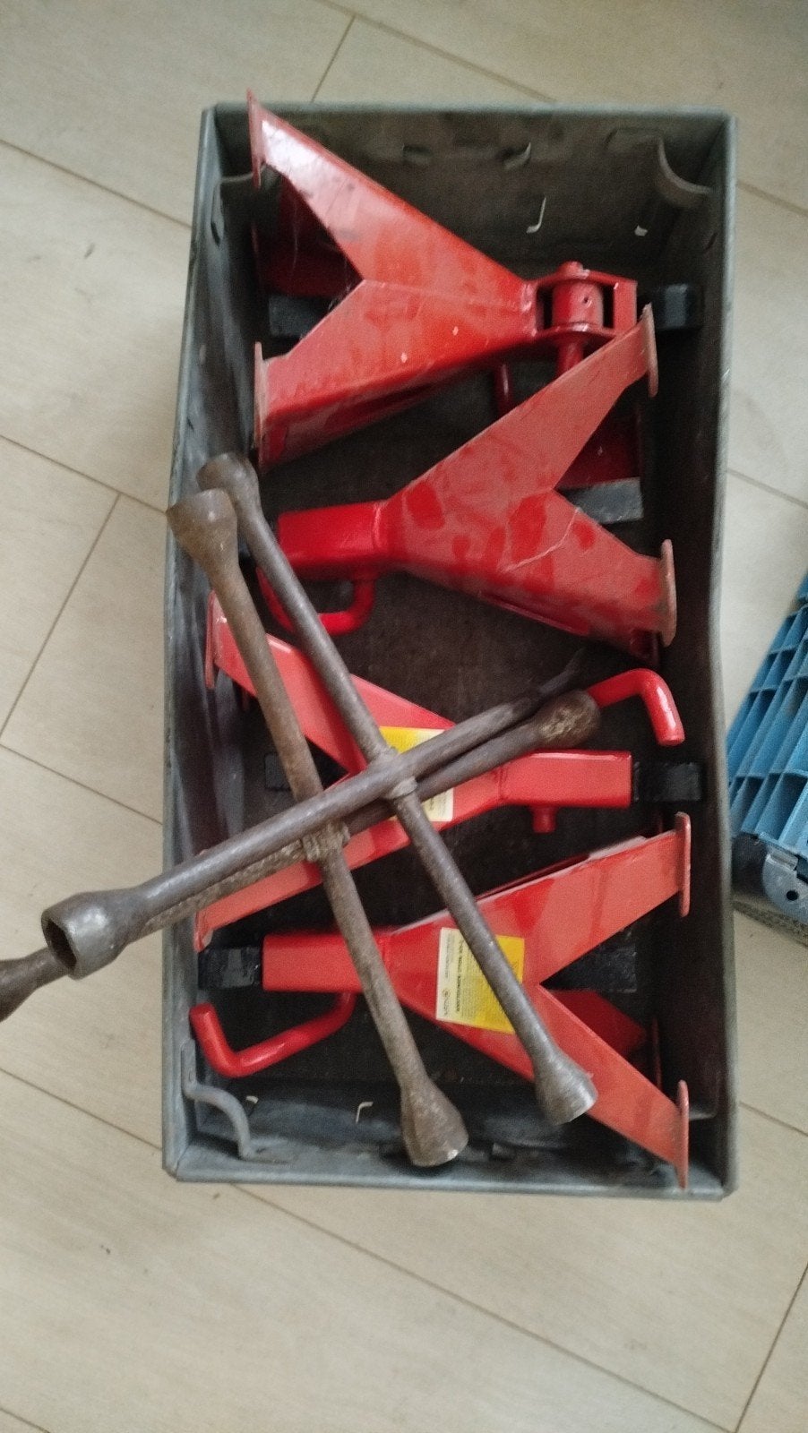 Set van 4 assteunen - 2 ton, Ophalen, Garagekrik