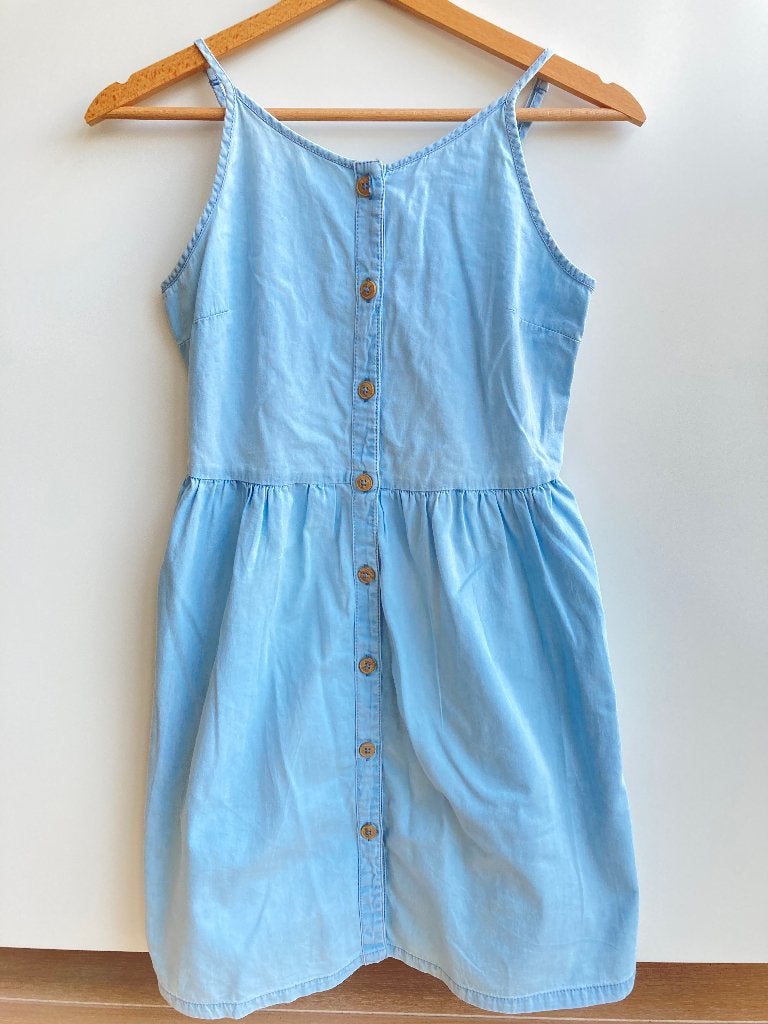 Denim jurk van Marks & Spencer, M&S mt. 152/158, Meisje, Ophalen of Verzenden, Zo goed als nieuw, Jurk of Rok
