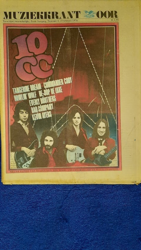 OOR 4-1976 10CC Tangerine Dream Commander Cody Howlin Wolf E, Ophalen of Verzenden, Zo goed als nieuw, Muziek, Film of Tv