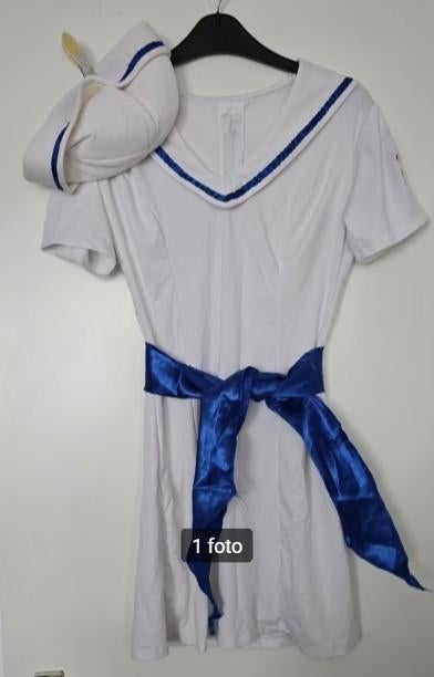 Nieuw Matrozen jurk mt 42, Maat 38/40 (M), Carnaval, Nieuw, Ophalen of Verzenden