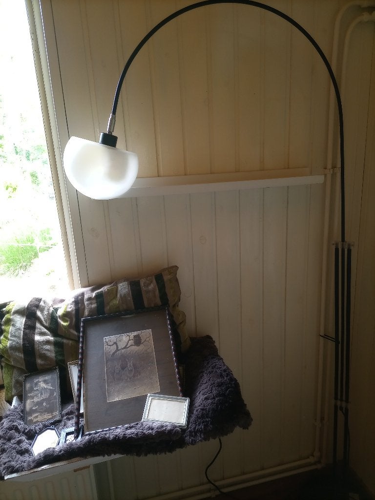 Booglamp smal model, Huis en Inrichting, Ophalen, Gebruikt, Glas, 150 tot 200 cm