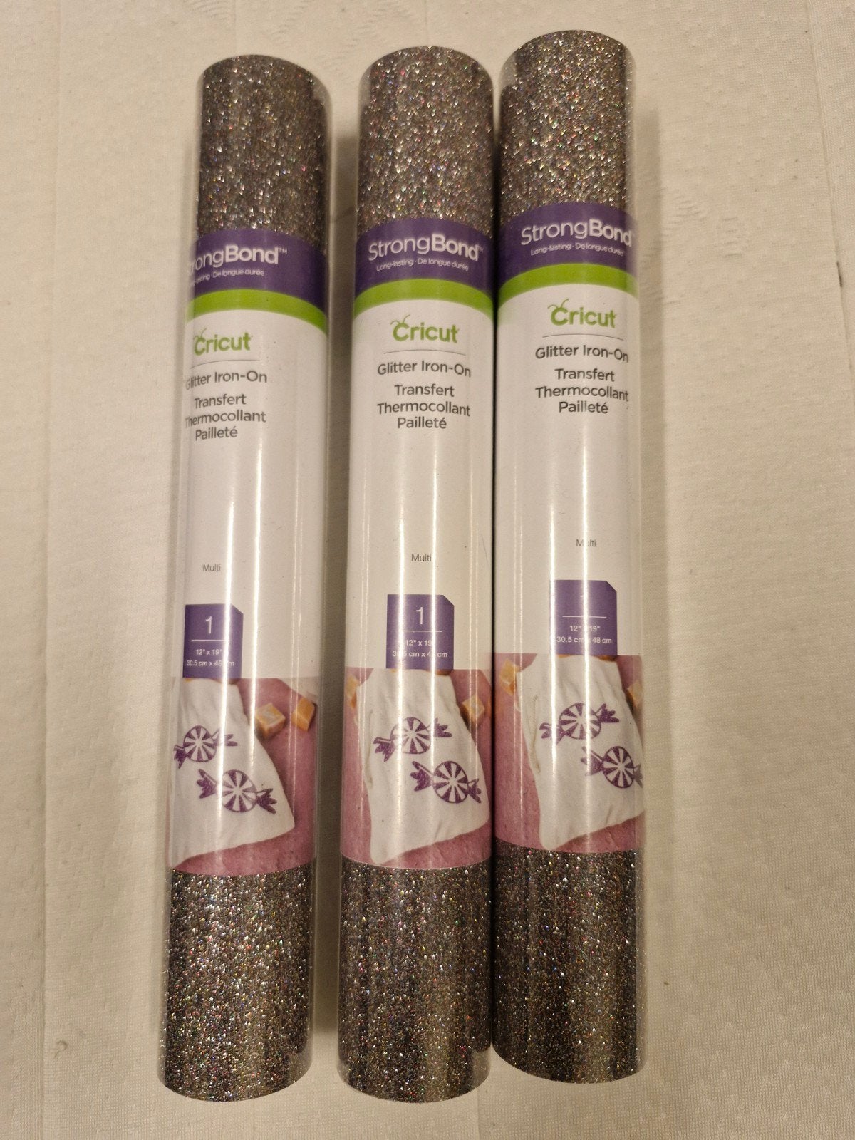 Cricut Iron-on Glitter Transferfolie - Multi Color, Ophalen of Verzenden
