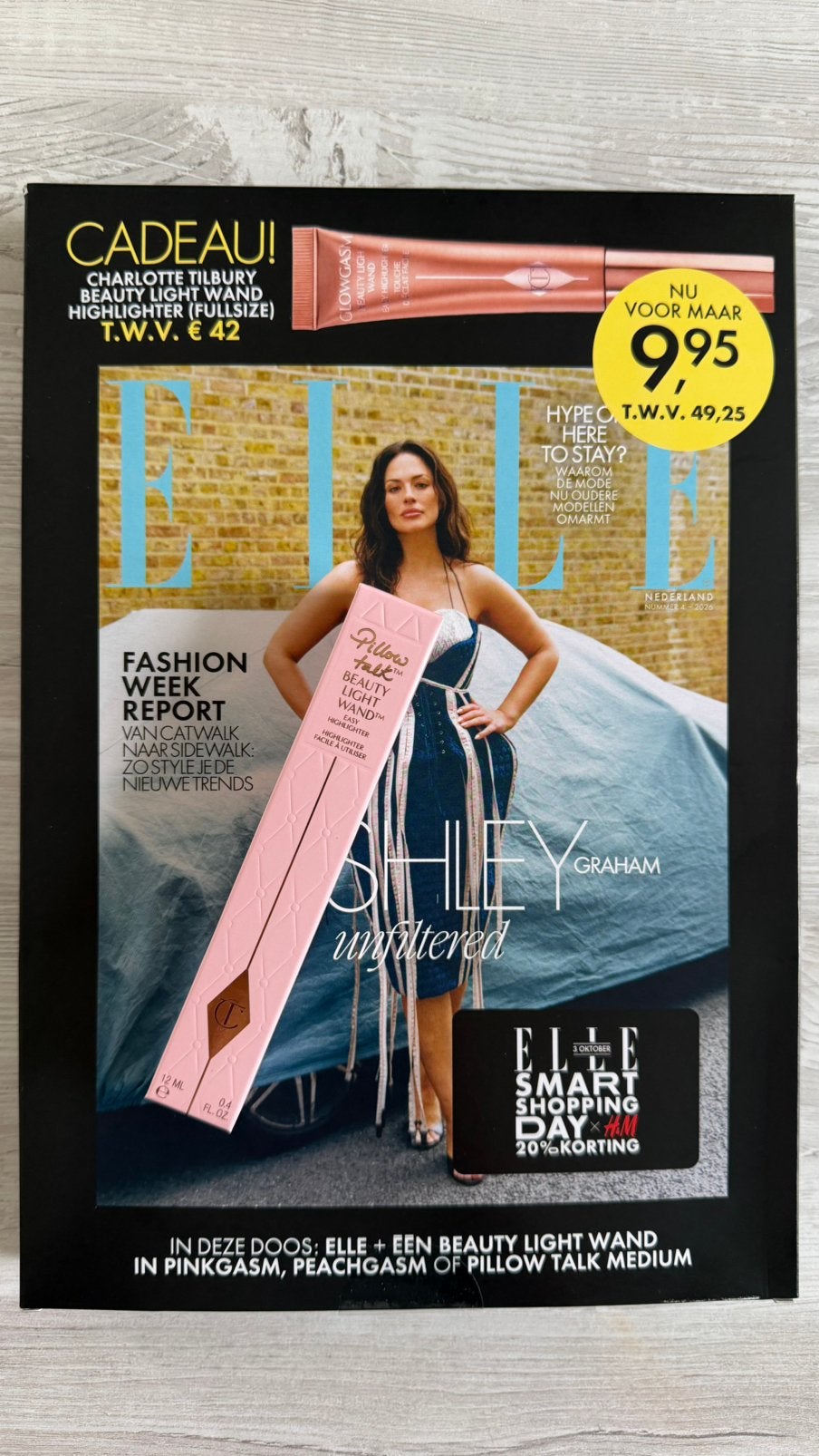 Charlotte Tilbury Light wand pillow talk medium Elle, Wangen, Nieuw, Ophalen of Verzenden, Make-up