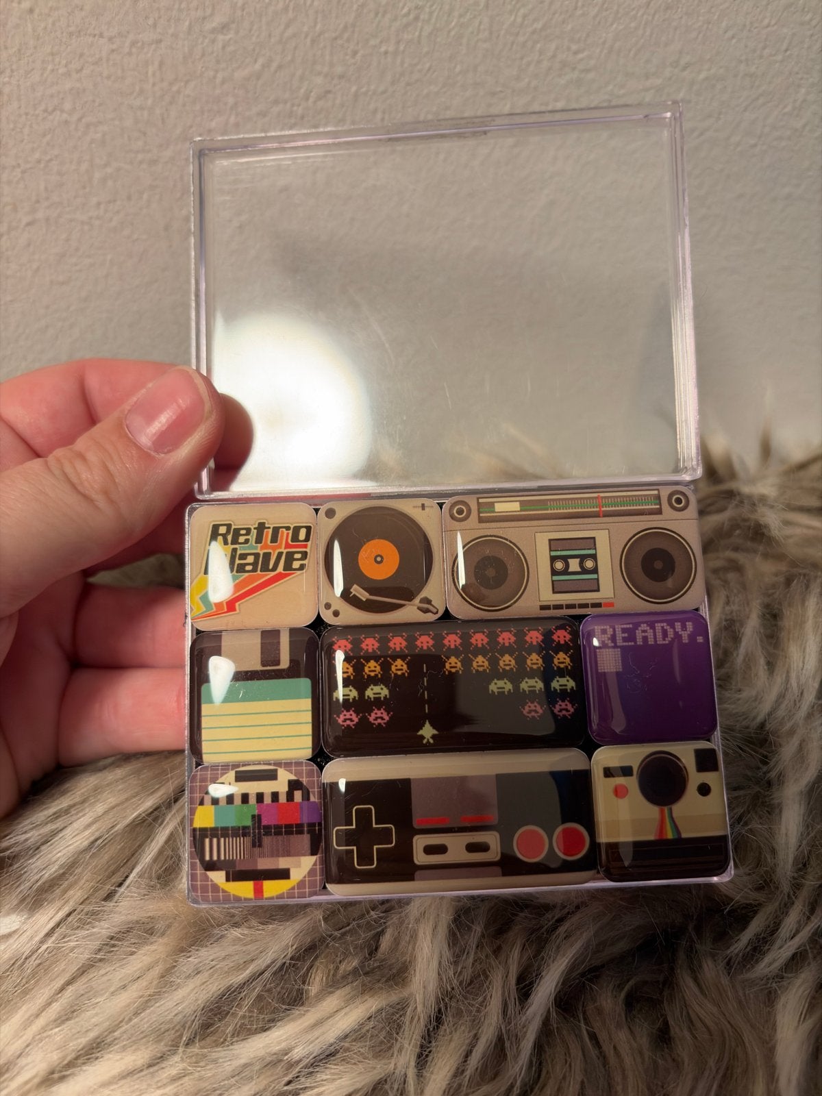 Retro Wave Magneet Set, Ophalen of Verzenden, Nieuw